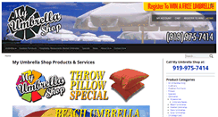 Desktop Screenshot of myumbrellashop.com